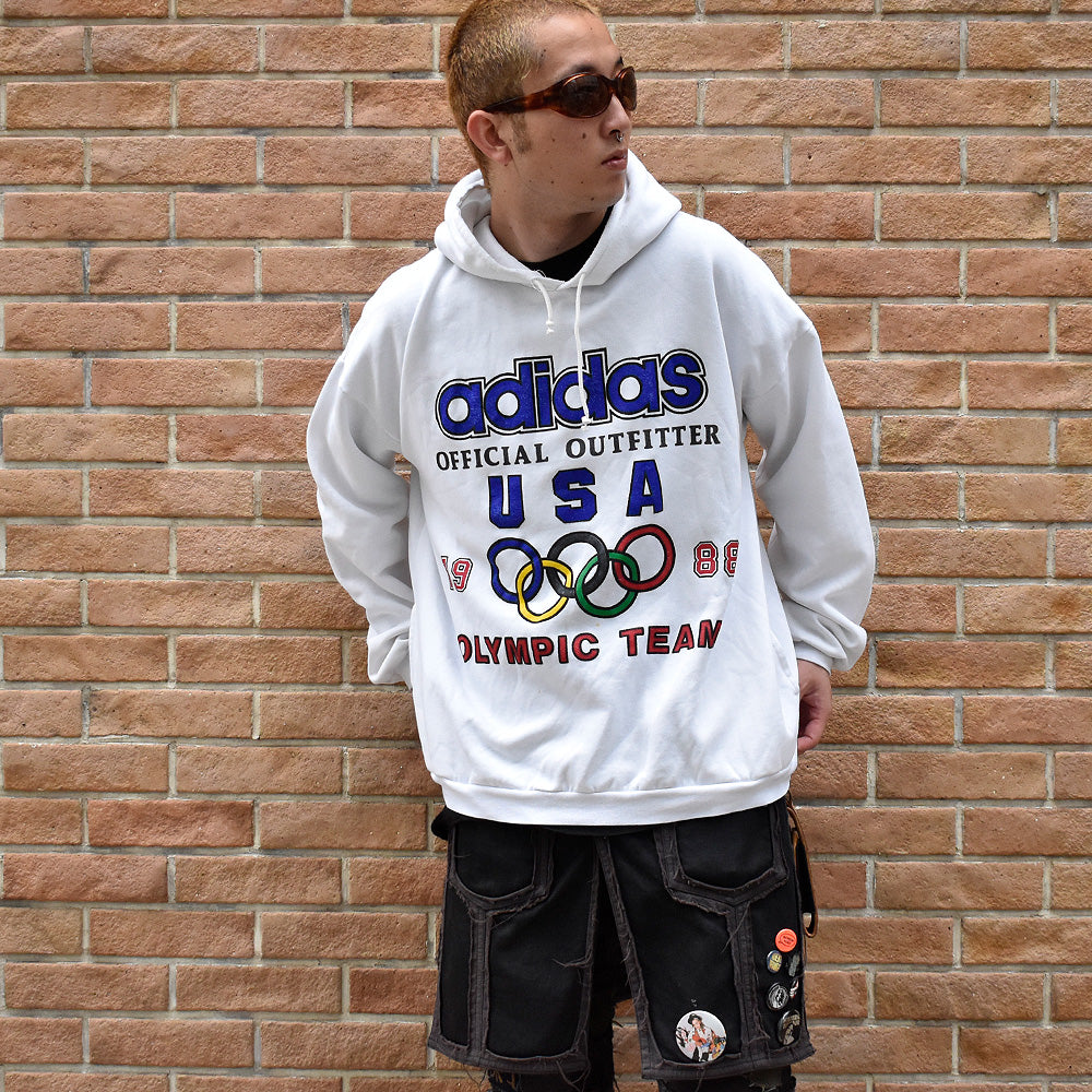 80's adidas “USA OLYMPIC TEAM” パーカー 241111H