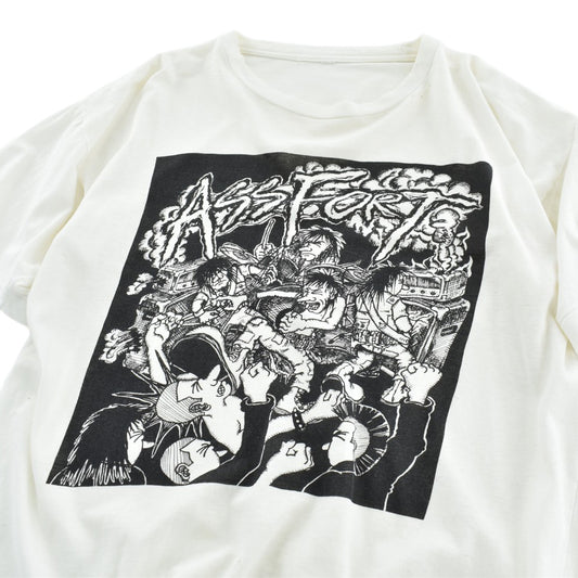 90's ASSFORT ジャパコア ハードコアパンク Tシャツ 260821H