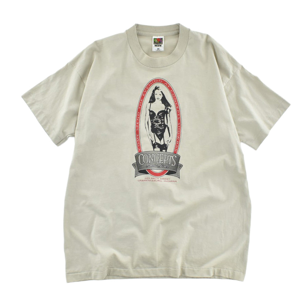 90's "CONCEPTS Show Girls" ストリップクラブ Tシャツ USA製 260717H