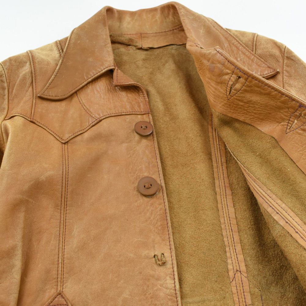 70's East West Musical Instruments "YUCCA" レザーコート  260109H