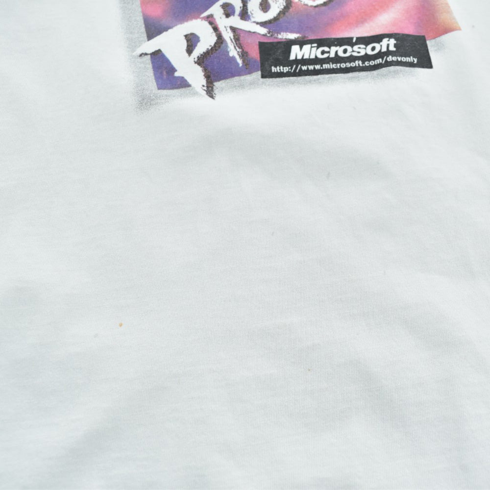 90's Microsoft "UNLEASH YOUR BRAIN POWER" 企業プロモTシャツ 260609H