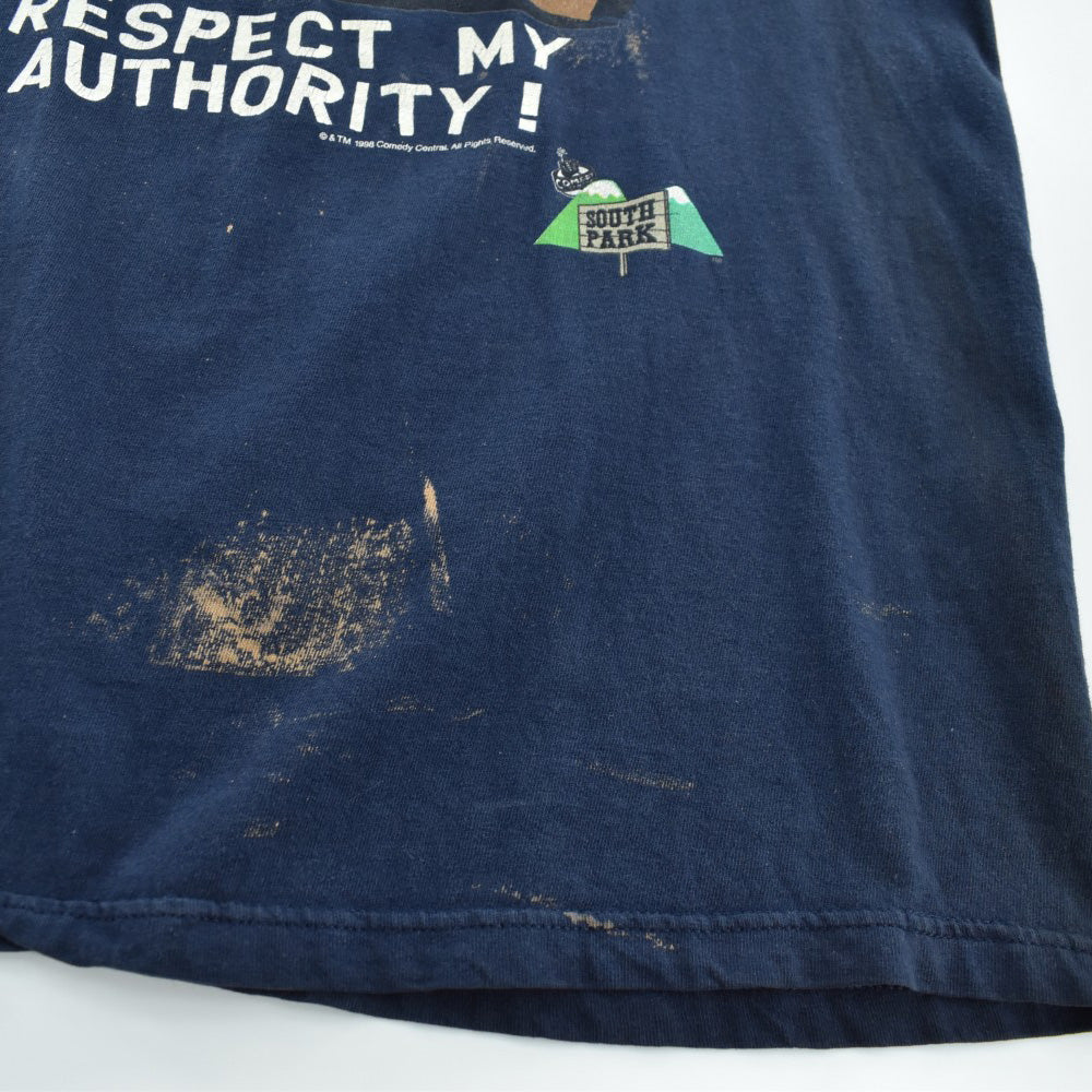 90's South Park "RESPECT MY AUTHORITY!" Cartman アニメTシャツ 260804H
