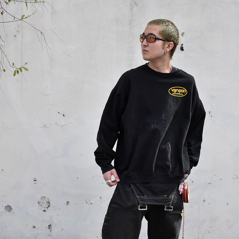 Y2K “VANSON“ heavy oz クルーネックスウェット USA製 250318H