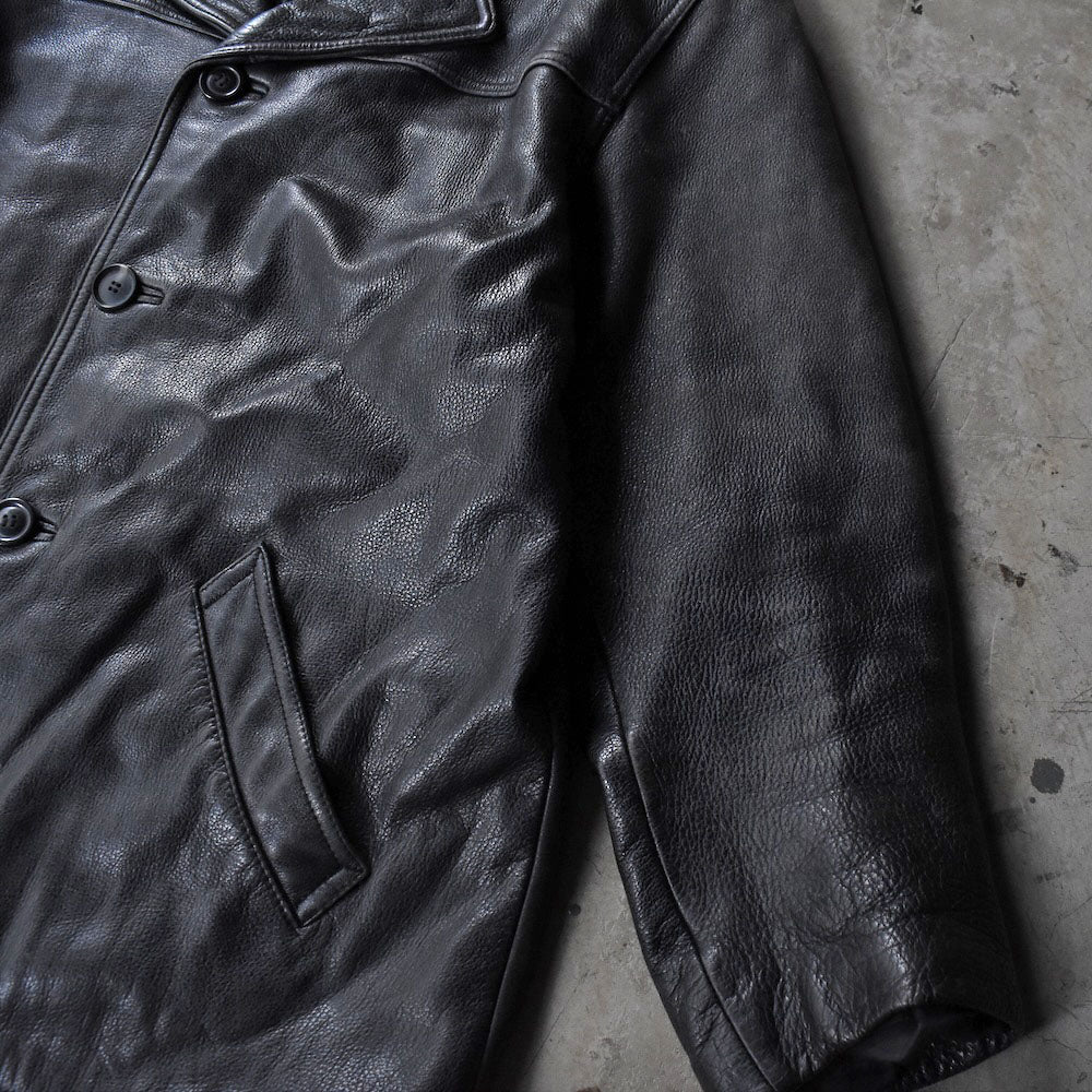 90’s Misty Harbor レザーカーコート 251104H