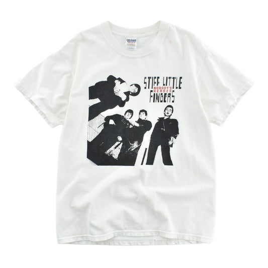 90's~ STIFF LITTLE FINGERS “Nobody’s Heroes” パンク ロックTシャツ 260508H