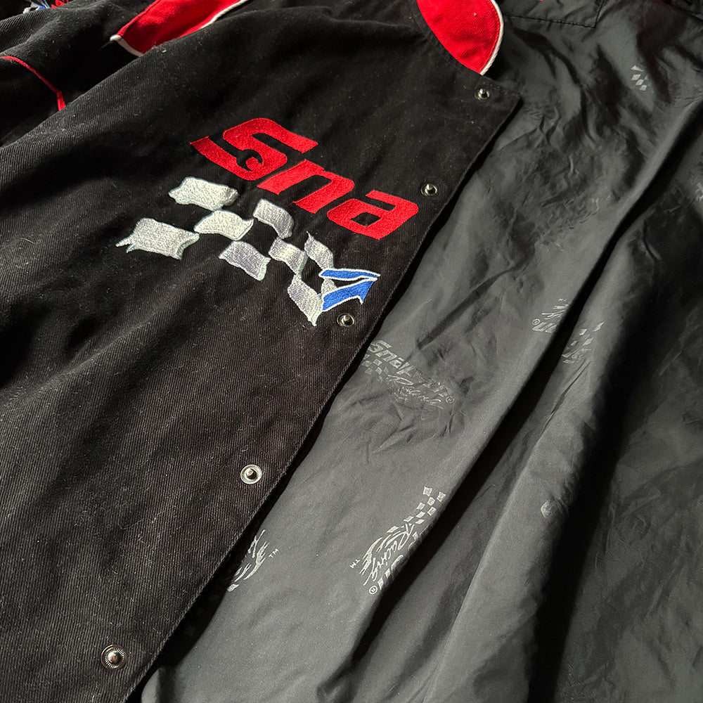 Y2K “Snap-on” コットン レーシングジャケット 240222H