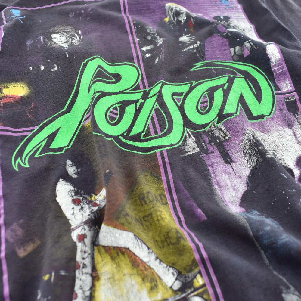 80's POISON "OPEN UP AND SAY... AHH!" メタル ロックTシャツ 260526H