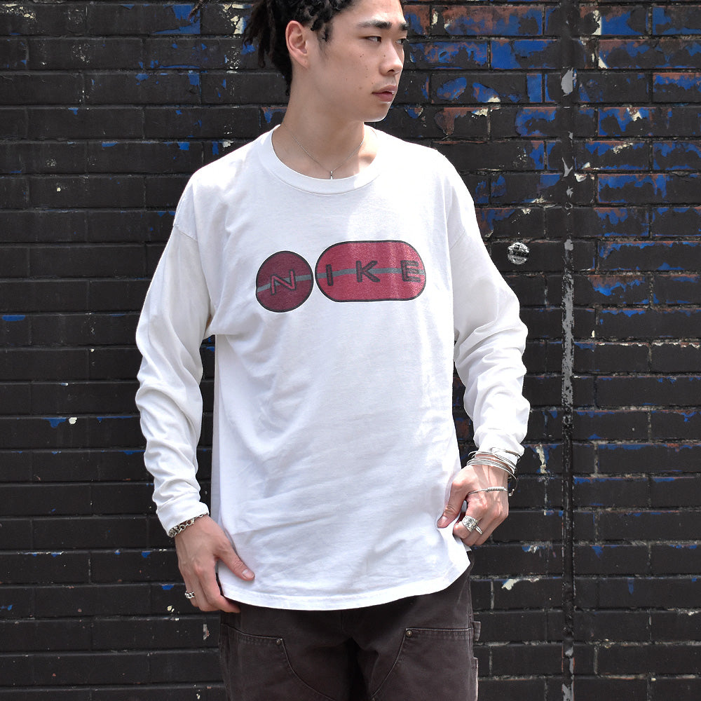 90's NIKE 両面プリント ロングスリーブTシャツ USA製 240805H