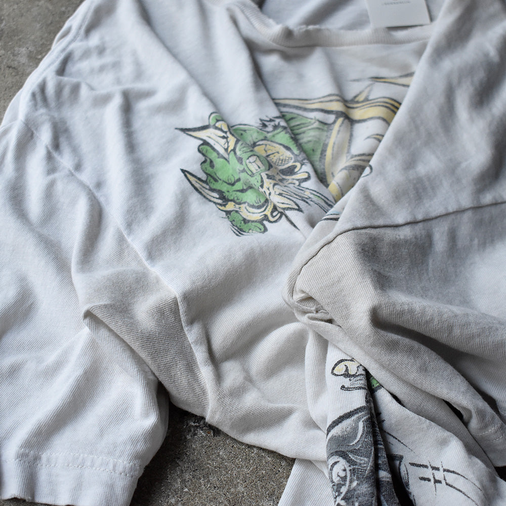90's METALLICA×Ed Roth “GIMMEFUEL” North American Tour ダメージTシャツ 240703H