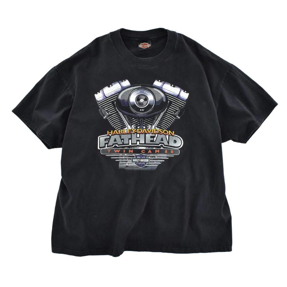 90's Harley-Davidson "FATHEAD Twin Cam 88" ハーレーTシャツ 260630H