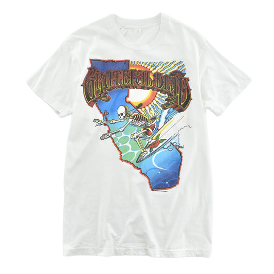 80's Grateful Dead by Rick Griffin "Surfing Skeleton" サイケデリック ロックTシャツ 260922H
