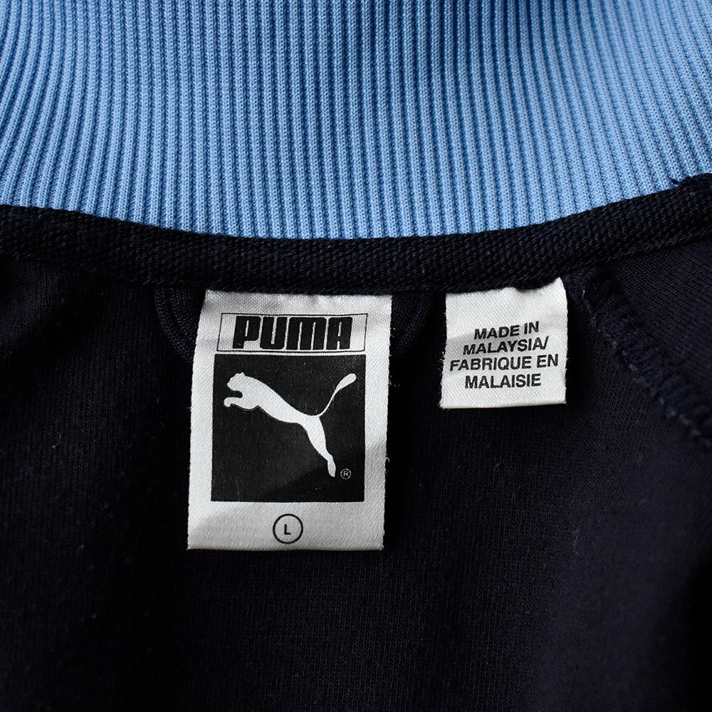 90's PUMA トラックジャケット ネイビー×スカイブルー 250626H