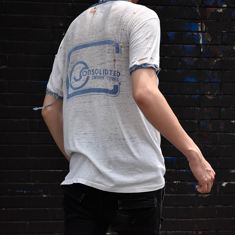 70's “NIKON-F2” リンガーTシャツ 250707H