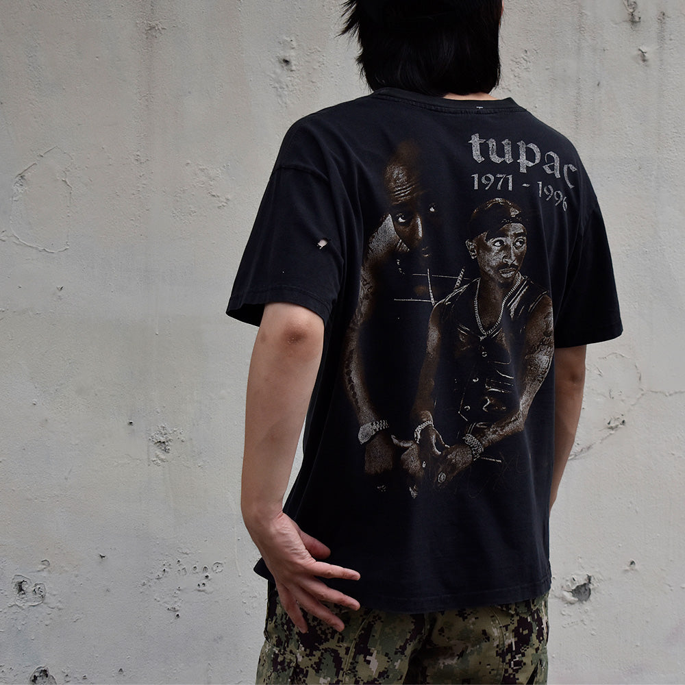 90's～ 2Pac memorial フォトRapTシャツ 230925H