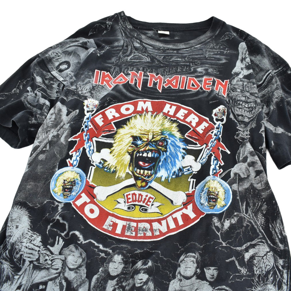 90's IRON MAIDEN "From Here To Eternity" AOP ヘヴィメタル ロックT 260825H