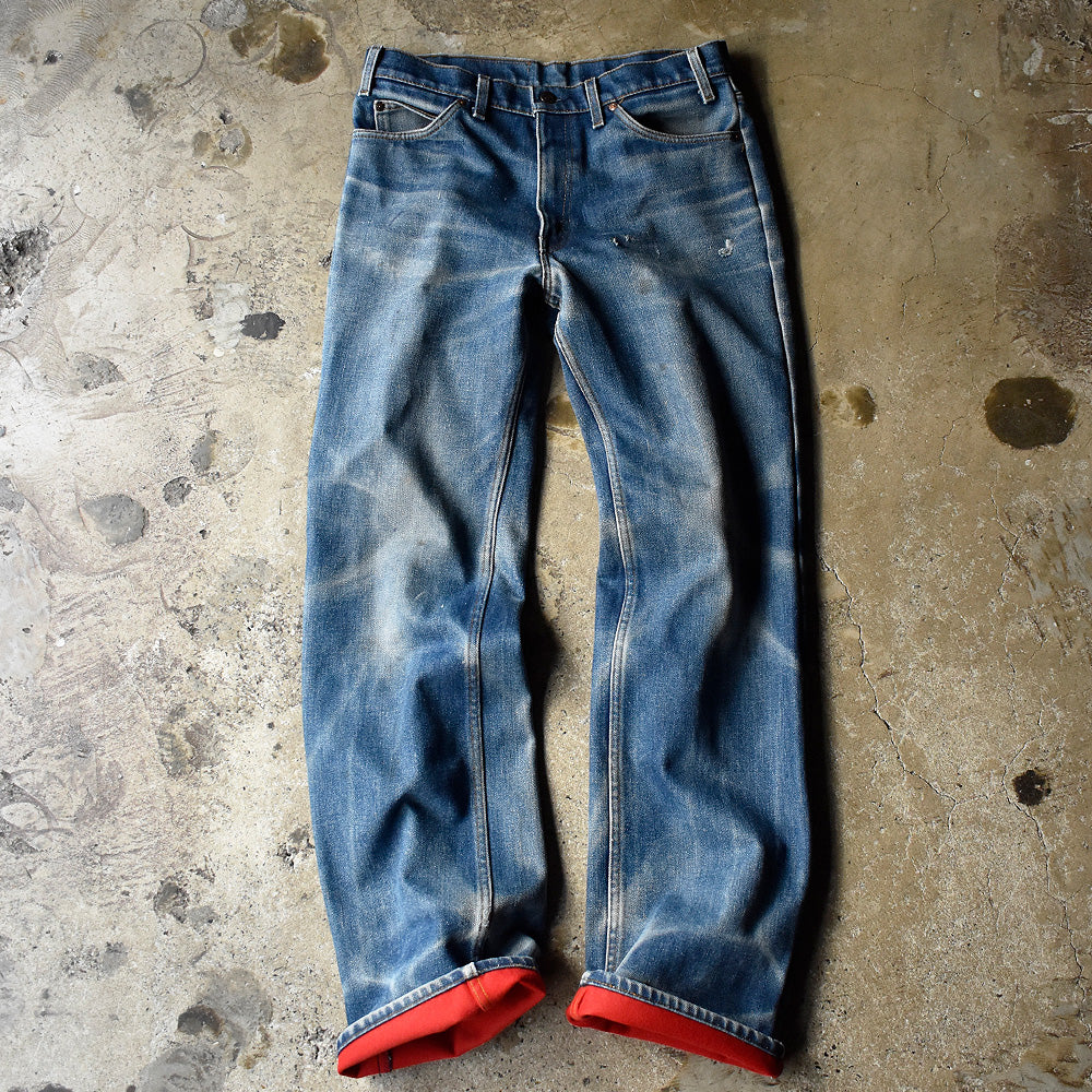 80's Levi's 39103-2517 “冬季オリンピックモデル” ライナー付きデニムパンツ ハチノス！ USA製 241109H