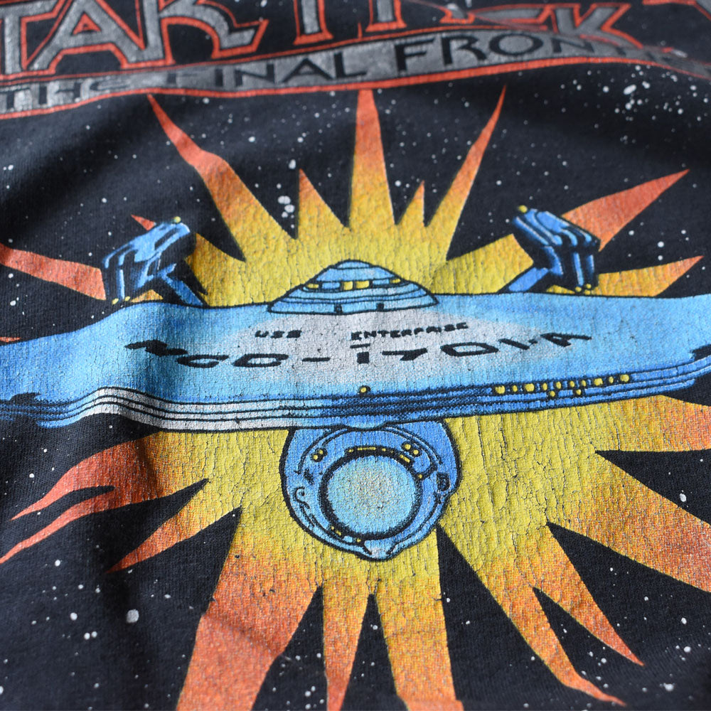 80’s STAR TREK V THE FINAL FRONTIER ムービー Tシャツ USA製 250909H