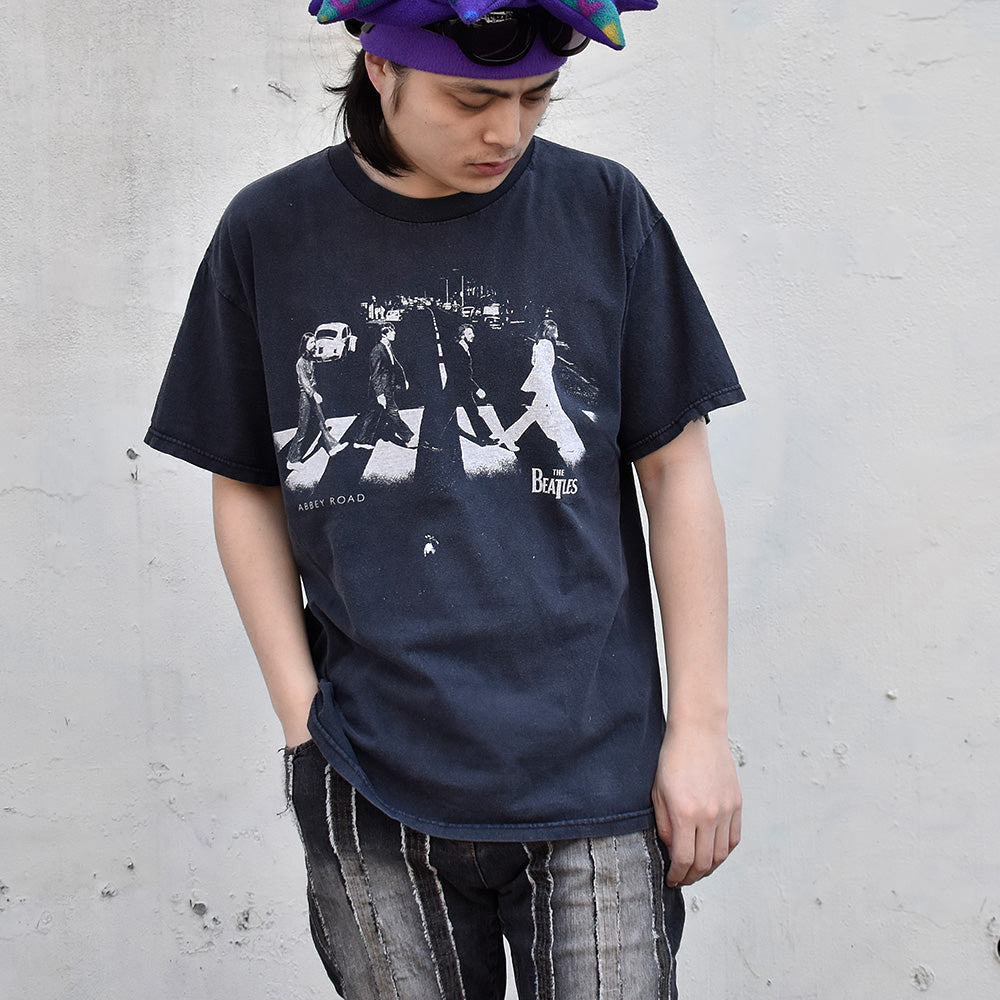Y2K The Beatles “Abbey Road” Tシャツ 240118H