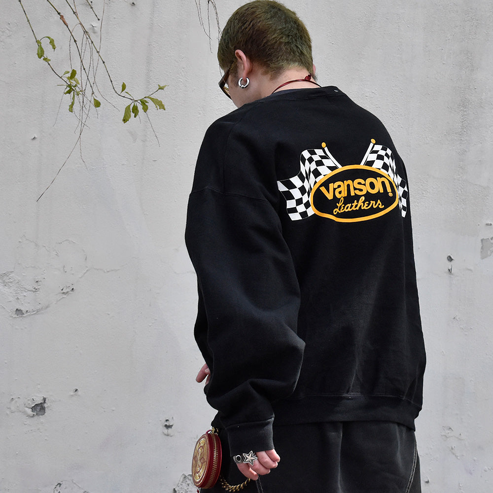 Y2K “VANSON“ heavy oz クルーネックスウェット USA製 250318H