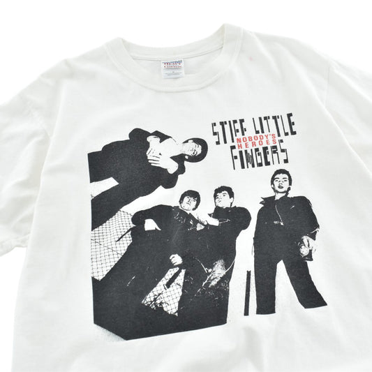 90's~ STIFF LITTLE FINGERS “Nobody’s Heroes” パンク ロックTシャツ 260508H