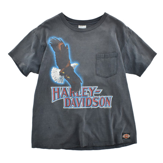 90's Harley-Davidson "Orange County" イーグル ポケT USA製 260619H