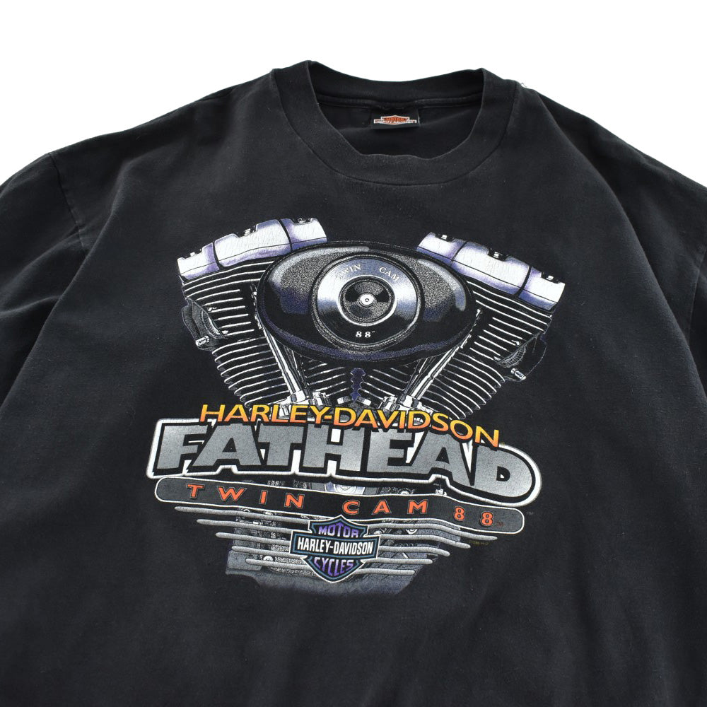 90's Harley-Davidson "FATHEAD Twin Cam 88" ハーレーTシャツ 260630H