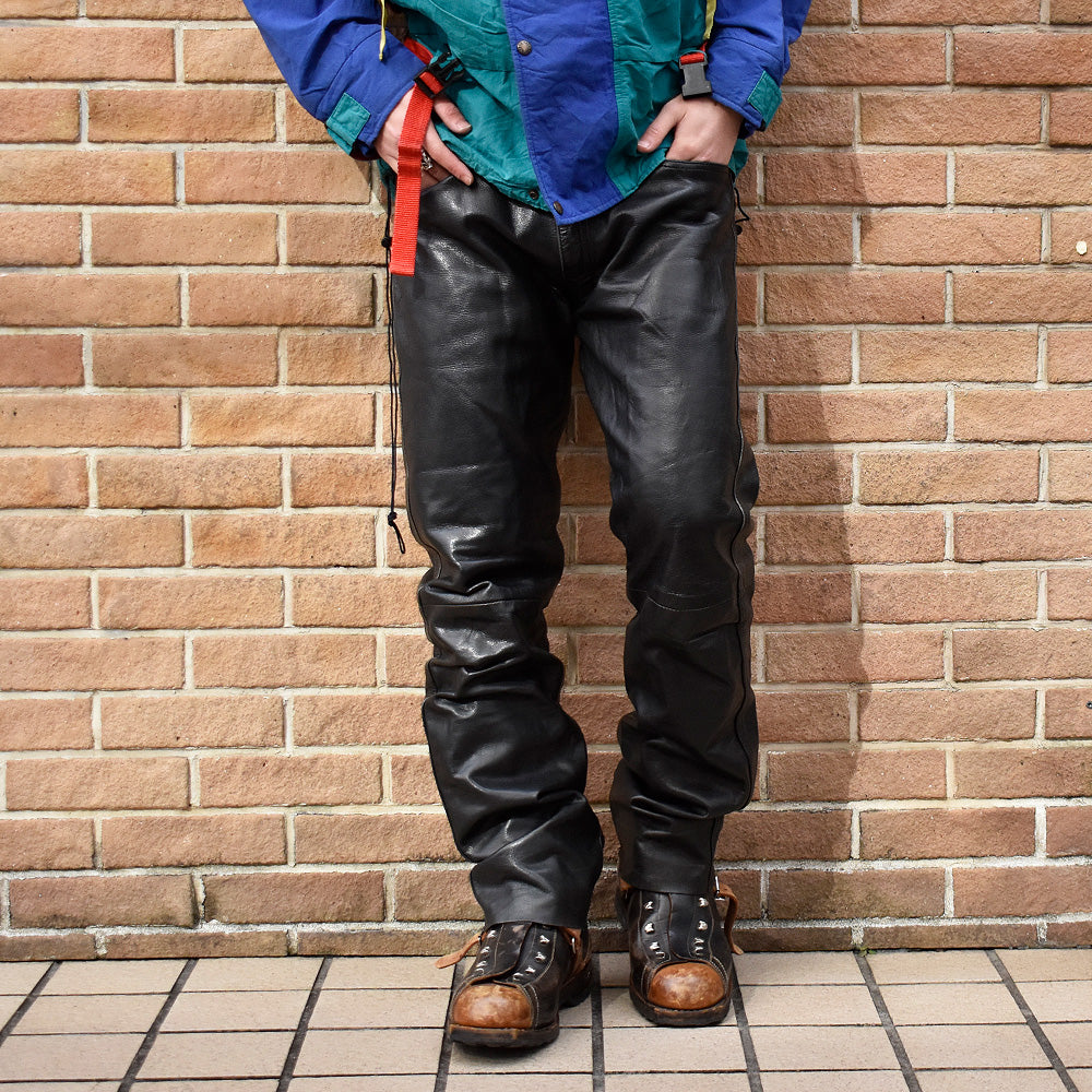 90's Macadam レザーパンツ 240124H