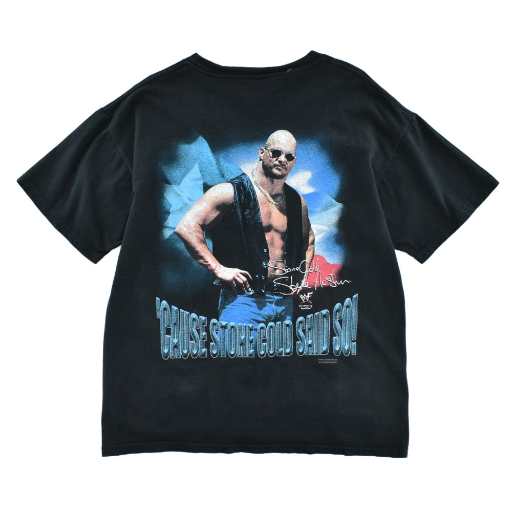90's WWF “STONE COLD UNIVERSITY” Steve Austin プロレスT 260417H
