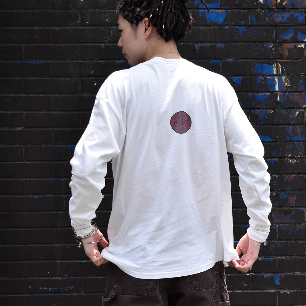 90's NIKE 両面プリント ロングスリーブTシャツ USA製 240805H