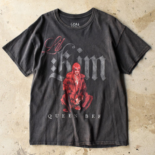 Y2K Lil' Kim “QUEEN BEE” ヒップホップ ラップ Tシャツ 250712