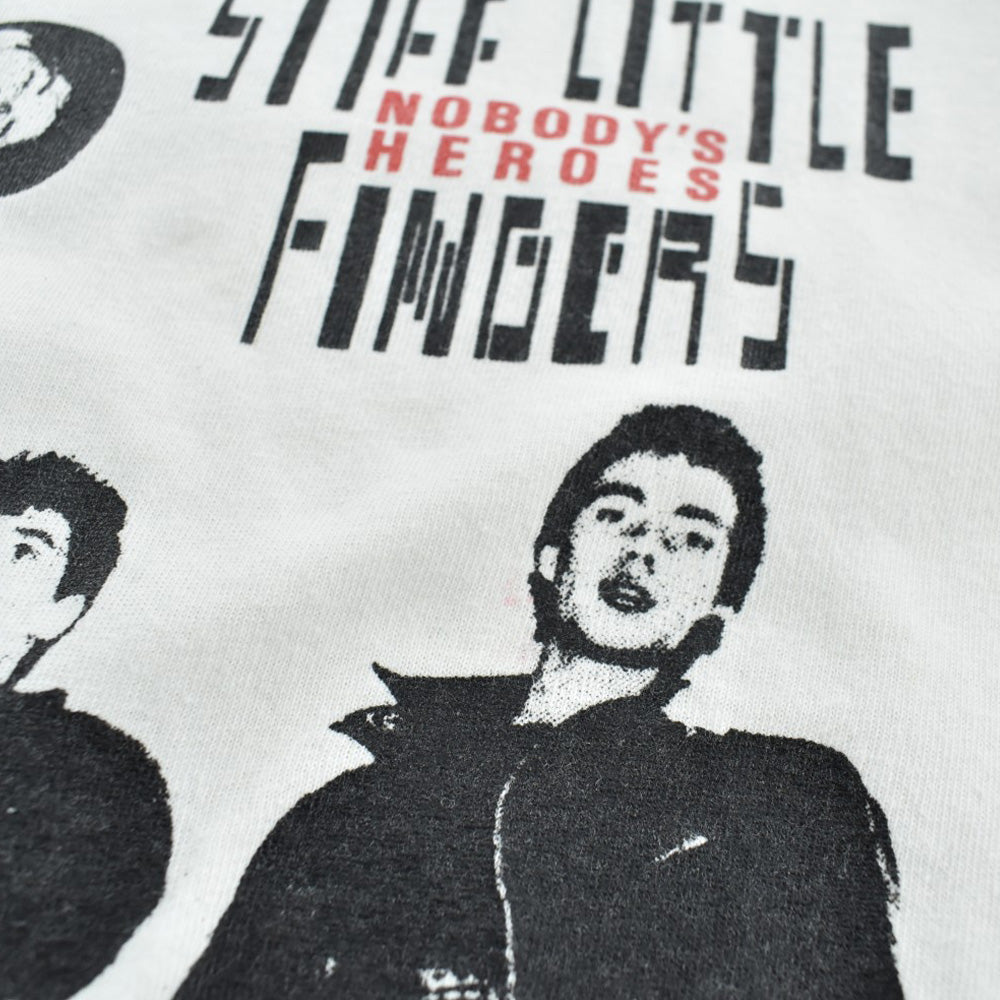 90's~ STIFF LITTLE FINGERS “Nobody’s Heroes” パンク ロックTシャツ 260508H