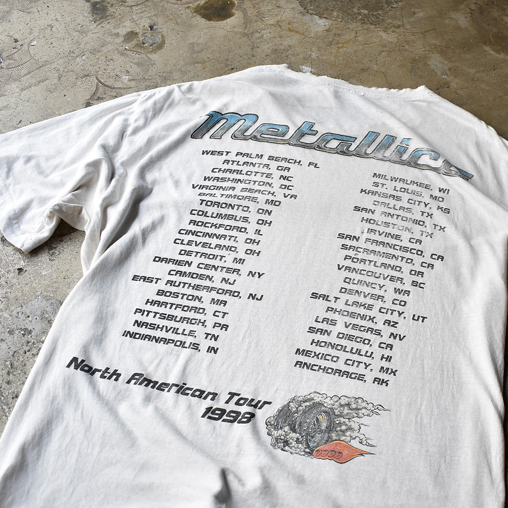 90's METALLICA×Ed Roth “GIMMEFUEL” North American Tour ダメージTシャツ 240703H