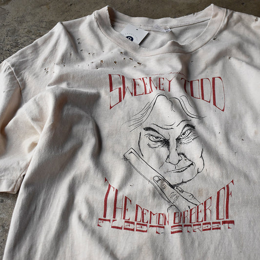 90's ボロ！ Stephen Sondheim “Sweeney Todd:The Demon Barber of Fleet Street” Tシャツ USA製 240627H