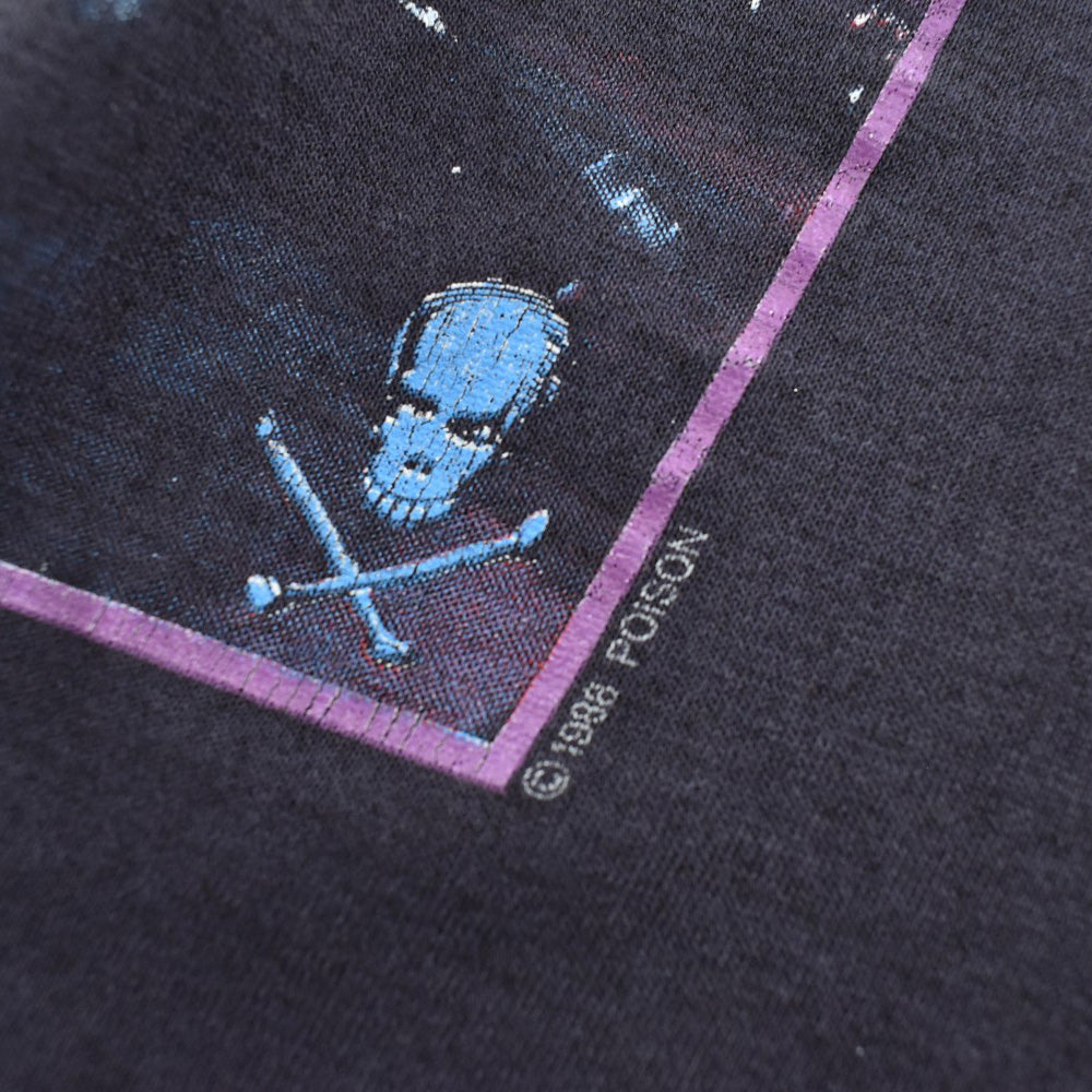 80's POISON "OPEN UP AND SAY... AHH!" メタル ロックTシャツ 260526H