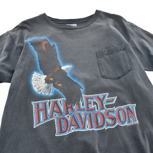 90's Harley-Davidson "Orange County" イーグル ポケT USA製 260619H