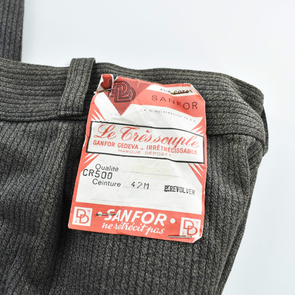 50's N.O.S. French Vintage "Le Très souple" ストライプ ワークパンツ 260130H