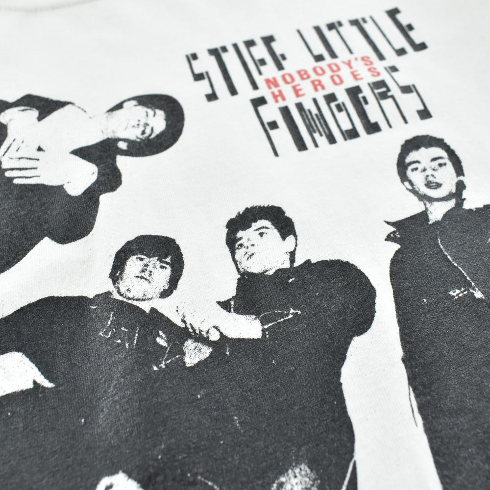 90's~ STIFF LITTLE FINGERS “Nobody’s Heroes” パンク ロックTシャツ 260508H