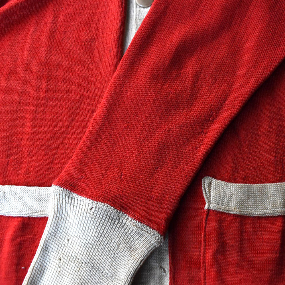 40’s Olympic Sports "BORO" レタードカーディガン 251202H
