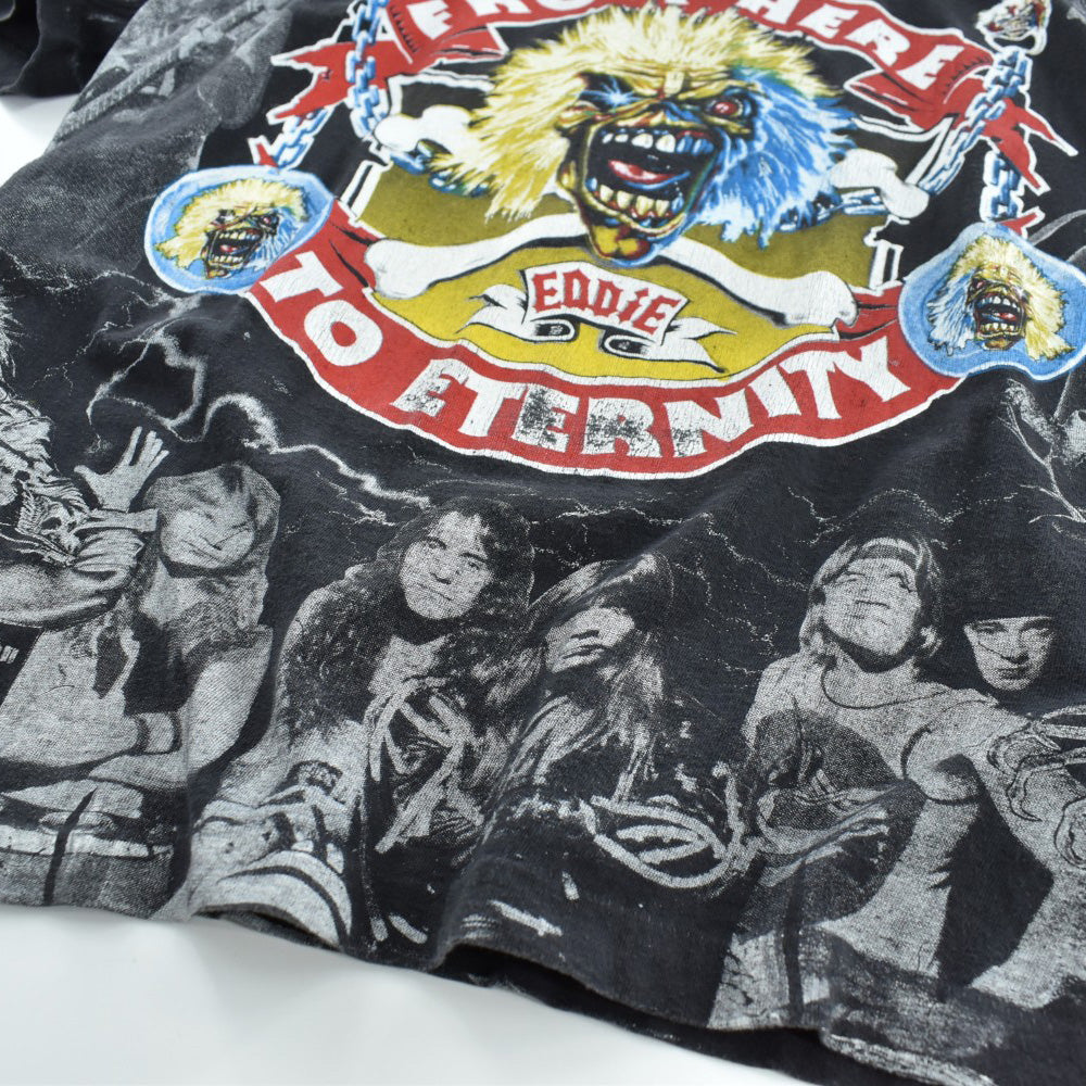 90's IRON MAIDEN "From Here To Eternity" AOP ヘヴィメタル ロックT 260825H