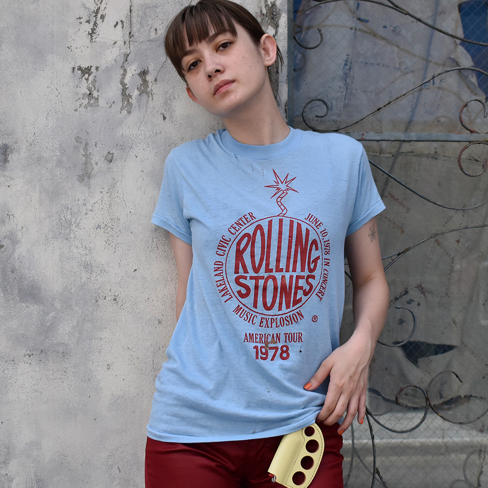 70's　The Rolling Stones/ローリング・ストーンズ　1978 American Tour Tee　230810H