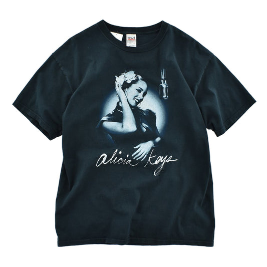 Y2K Alicia Keys "The Diary Tour" R&B ソウル ツアーTシャツ 260918H