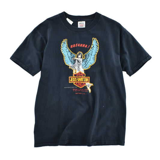 90's "JESUS-DAVID'S SON" Harley-Davidson パロディTシャツ USA製 260526H