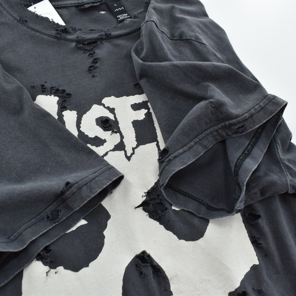 MISFITS "BORO" スカルプリント ロックTシャツ 260424H