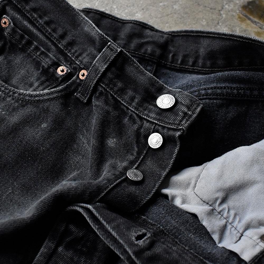 90's ペンキ！ Levi's 501 ブラック デニムパンツ USA製 241120H