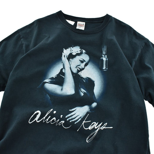 Y2K Alicia Keys "The Diary Tour" R&B ソウル ツアーTシャツ 260918H