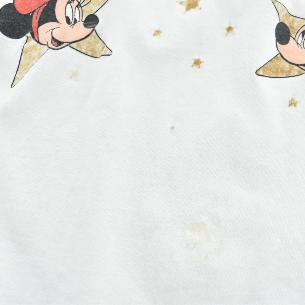 90's Disney ミッキー＆フレンズ スタープリント キャラT USA製 260612H