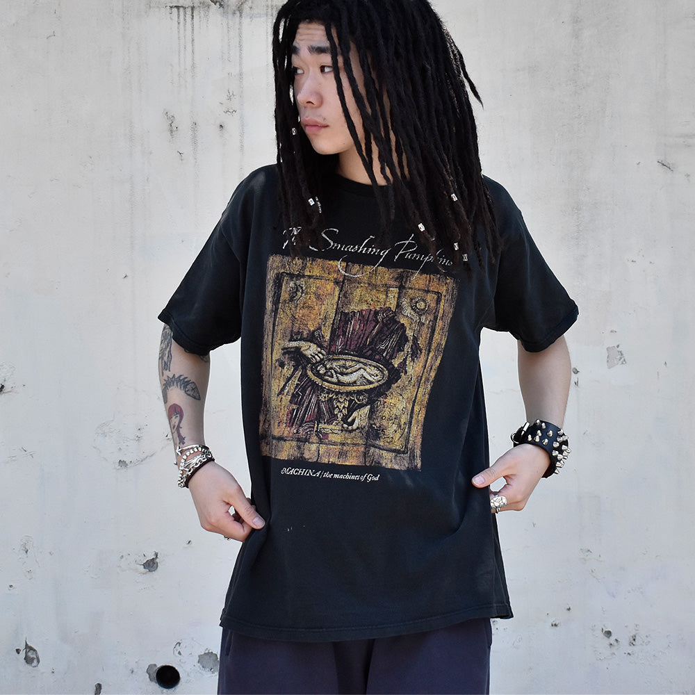 Y2K The Smashing Pumpkins “Machina/The Machines Of God“ THE SACRED AND PROFANE Tour Tシャツ 240605H