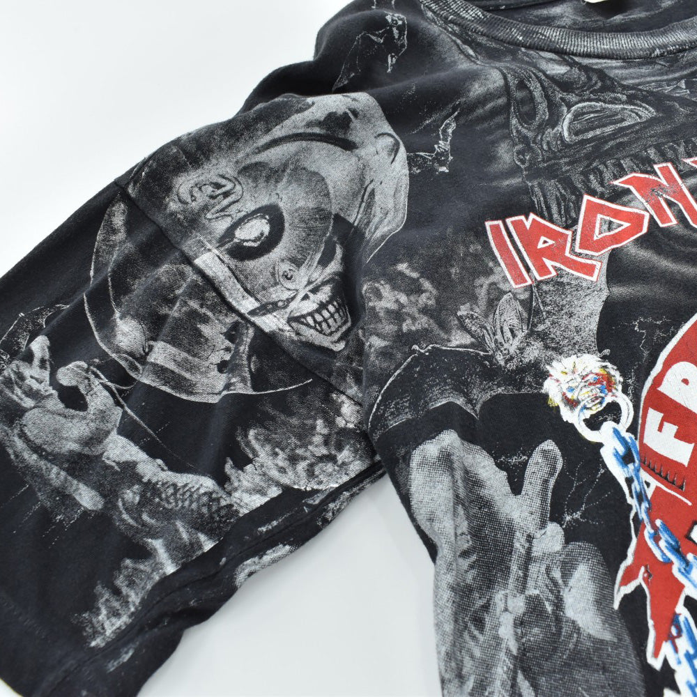 90's IRON MAIDEN "From Here To Eternity" AOP ヘヴィメタル ロックT 260825H