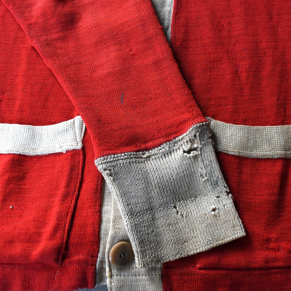 40’s Olympic Sports "BORO" レタードカーディガン 251202H