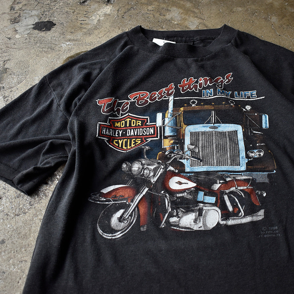 ハーレーダビッドソン The Best Things in My Life Tシャツ 1985年 ヴィンテージ